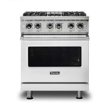 Viking VDR5304BSS Professional 5 Series 30 Inch Stainless Steel Dual Fuel Convection Freestanding Range — thumbnail 2