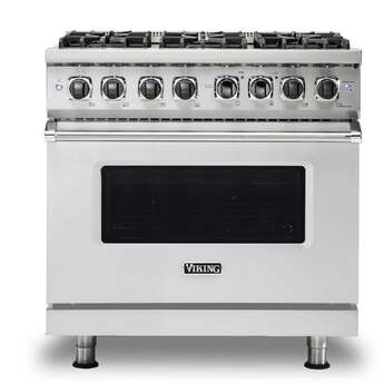 Viking VDR5366BSSLP Professional 5 Series 36 Inch Stainless Steel Dual Fuel Convection Freestanding Range — thumbnail 2