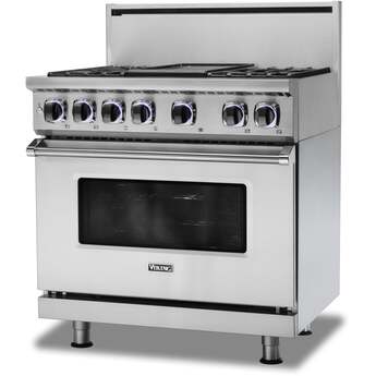 Viking VDR73626BCS  7 Series 36 Inch Cast Black Dual Fuel Convection Freestanding Range — thumbnail 11