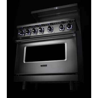 Viking VDR73626BDG  7 Series 36 Inch Damascus Grey Dual Fuel Convection Freestanding Range — thumbnail 13