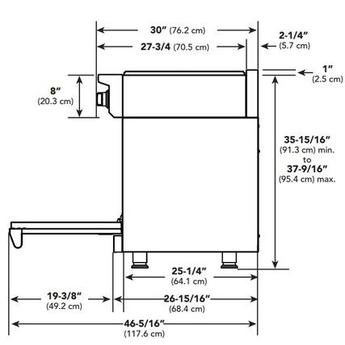 Viking VDR7364GWH 7 Series 36 Inch White Dual Fuel Convection Freestanding Range — thumbnail 4