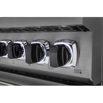 Viking VDR74828BCSLP  7 Series 48 Inch Cast Black Dual Fuel Convection Double Oven Freestanding Range — thumbnail 14