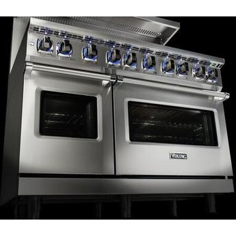 Viking VDR74828BWH 7 Series 48 Inch White Dual Fuel Convection Double Oven Freestanding Range — thumbnail 2