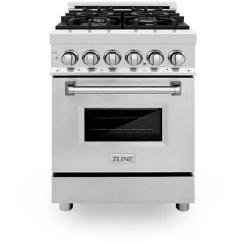 Z Line ZLINE RA24 24 Inch Stainless Steel Gas Freestanding Range, in Stainless Steel — thumbnail 12
