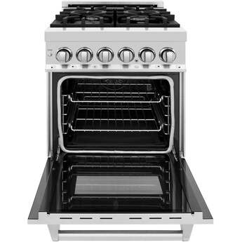 Z Line ZLINE RA24 24 Inch Stainless Steel Gas Freestanding Range, in Stainless Steel — thumbnail 3