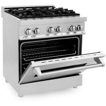 Z Line ZLINE RA30 30 Inch Stainless Steel Dual Fuel Convection Freestanding Range — thumbnail 2