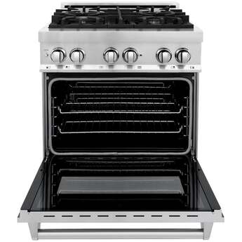 Z Line ZLINE RA30 30 Inch Stainless Steel Dual Fuel Convection Freestanding Range — thumbnail 3