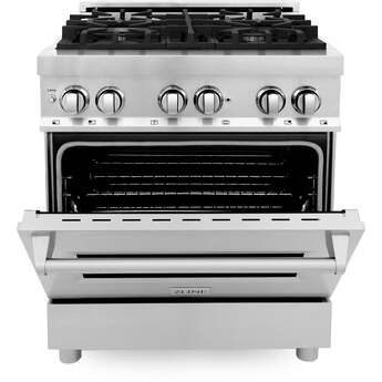 Z Line ZLINE RA30 30 Inch Stainless Steel Dual Fuel Convection Freestanding Range — thumbnail 7