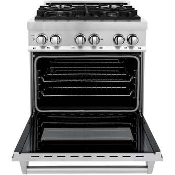 Z Line ZLINE RA30 30 Inch Stainless Steel Dual Fuel Convection Freestanding Range — thumbnail 8