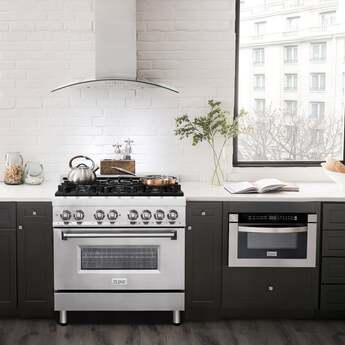 Z Line ZLINE RA36 36 Inch Stainless Steel Dual Fuel Convection Freestanding Range — thumbnail 11
