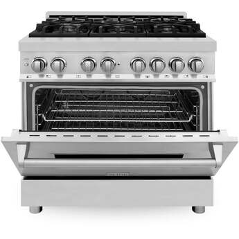 Z Line ZLINE RA36 36 Inch Stainless Steel Dual Fuel Convection Freestanding Range — thumbnail 14