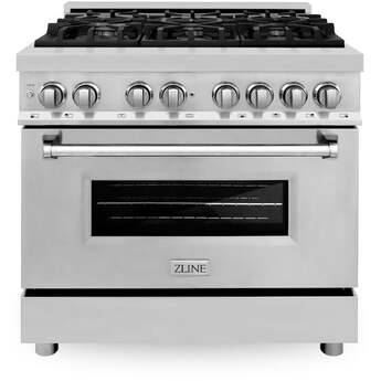 Z Line ZLINE RA36 36 Inch Stainless Steel Dual Fuel Convection Freestanding Range — thumbnail 21