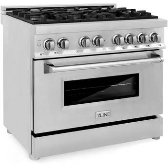 Z Line ZLINE RA36 36 Inch Stainless Steel Dual Fuel Convection Freestanding Range — thumbnail 32