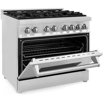 Z Line ZLINE RA36 36 Inch Stainless Steel Dual Fuel Convection Freestanding Range — thumbnail 36
