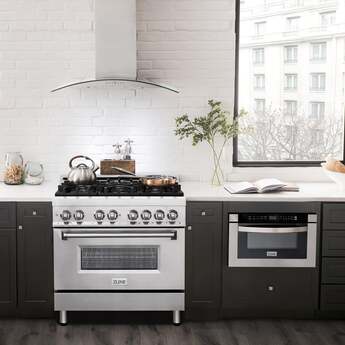 Z Line ZLINE RA36 36 Inch Stainless Steel Dual Fuel Convection Freestanding Range — thumbnail 47