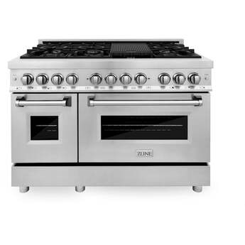 Z Line ZLINE RA48 48 Inch Stainless Steel Dual Fuel Convection Double Oven Freestanding — thumbnail 41
