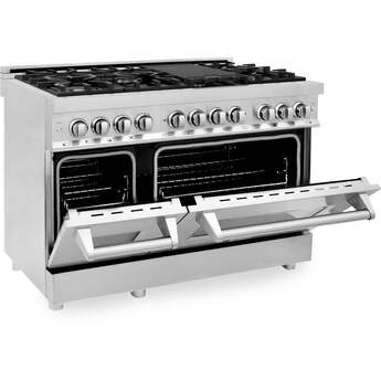 Z Line ZLINE RA48 48 Inch Stainless Steel Dual Fuel Convection Double Oven Freestanding — thumbnail 42