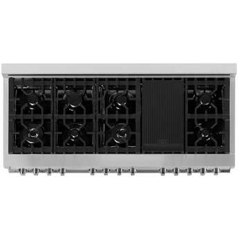 Z Line ZLINE RA60 60 Inch Natural Gas, Dual Fuel Double Oven Freestanding Range in Stai — thumbnail 50