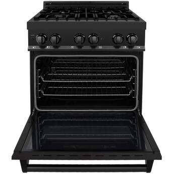 Z Line ZLINE RAB30 30 Inch Black Stainless Steel Gas Convection Freestanding Range — thumbnail 19