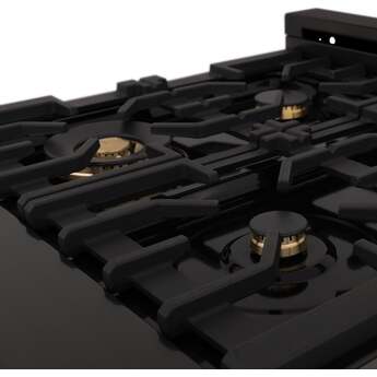 Z Line ZLINE RAB30 30 Inch Black Stainless Steel Gas Convection Freestanding Range — thumbnail 2