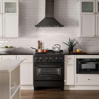 Z Line ZLINE RAB30 30 Inch Black Stainless Steel Gas Convection Freestanding Range — thumbnail 23