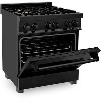 Z Line ZLINE RABBR30 30 Inch Black Stainless Steel Dual Fuel Freestanding Range, in Bla — thumbnail 18