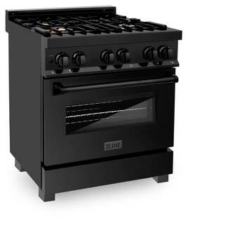 Z Line ZLINE RABBR30 30 Inch Black Stainless Steel Dual Fuel Freestanding Range, in Bla — thumbnail 21