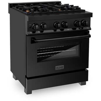 Z Line ZLINE RABBR30 30 Inch Black Stainless Steel Dual Fuel Freestanding Range, in Bla — thumbnail 26