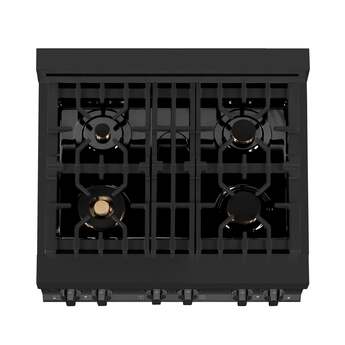 Z Line ZLINE RABBR30 30 Inch Black Stainless Steel Dual Fuel Freestanding Range, in Bla — thumbnail 31