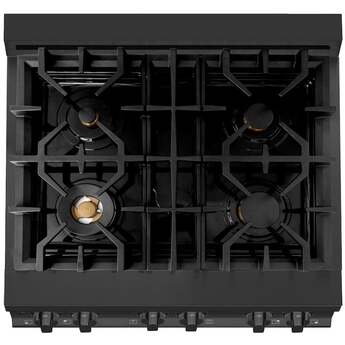 Z Line ZLINE RABBR30 30 Inch Black Stainless Steel Dual Fuel Freestanding Range, in Bla — thumbnail 43