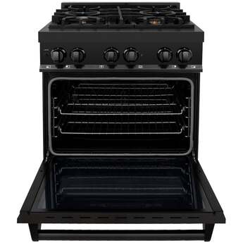 Z Line ZLINE RABBR30 30 Inch Black Stainless Steel Dual Fuel Freestanding Range, in Bla — thumbnail 47