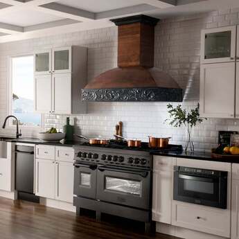 Z Line ZLINE RABBR48 48 Inch Black Stainless Steel Dual Fuel Freestanding Range, in Bla — thumbnail 25