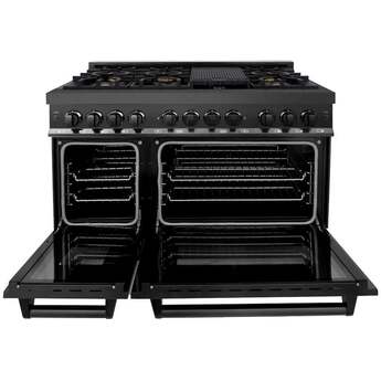 Z Line ZLINE RABBR48 48 Inch Black Stainless Steel Dual Fuel Freestanding Range, in Bla — thumbnail 33