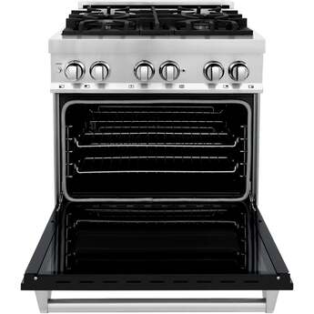 Z Line ZLINE RABLM30 30 Inch Black Matte Dual Fuel Convection Freestanding Range — thumbnail 20