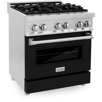 Z Line ZLINE RABLM30 30 Inch Black Matte Dual Fuel Convection Freestanding Range — thumbnail 28