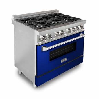 Z Line ZLINE RABLM36 36 Inch Black Matte Dual Fuel Convection Freestanding Range — thumbnail 17