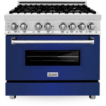 Z Line ZLINE RABLM36 36 Inch Black Matte Dual Fuel Convection Freestanding Range — thumbnail 26