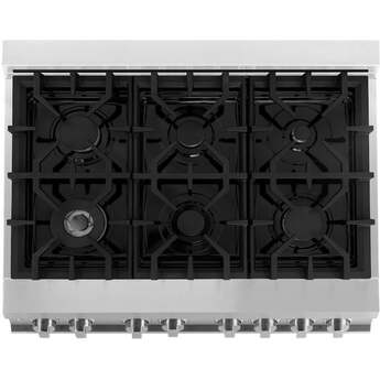 Z Line ZLINE RABLM36 36 Inch Black Matte Dual Fuel Convection Freestanding Range — thumbnail 39