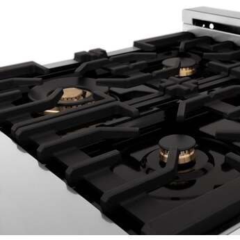 Z Line ZLINE RABR24 24 Inch Stainless Steel Dual Fuel Freestanding Range, in Stainless — thumbnail 2