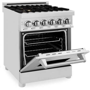 Z Line ZLINE RABR24 24 Inch Stainless Steel Dual Fuel Freestanding Range, in Stainless — thumbnail 30