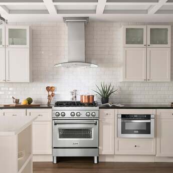 Z Line ZLINE RABR30 30 Inch Stainless Steel Dual Fuel Freestanding Range, in Stainless — thumbnail 2