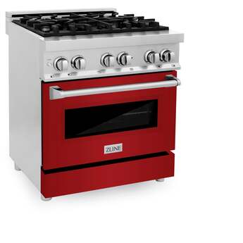 Z Line ZLINE RABR30 30 Inch Stainless Steel Dual Fuel Freestanding Range, in Stainless — thumbnail 21