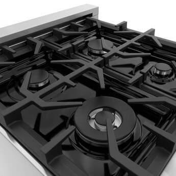 Z Line ZLINE RABR30 30 Inch Stainless Steel Dual Fuel Freestanding Range, in Stainless — thumbnail 26