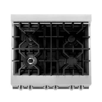 Z Line ZLINE RABR30 30 Inch Stainless Steel Dual Fuel Freestanding Range, in Stainless — thumbnail 48