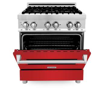 Z Line ZLINE RABR30 30 Inch Stainless Steel Dual Fuel Freestanding Range, in Stainless — thumbnail 6