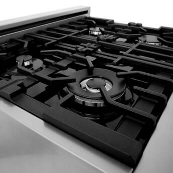 Z Line ZLINE RABR30 30 Inch Stainless Steel Dual Fuel Freestanding Range, in Stainless — thumbnail 7