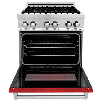 Z Line ZLINE RABR30 30 Inch Stainless Steel Dual Fuel Freestanding Range, in Stainless — thumbnail 9