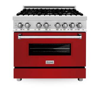 Z Line ZLINE RABR36 36 Inch Stainless Steel Dual Fuel Freestanding Range, in Stainless — thumbnail 11