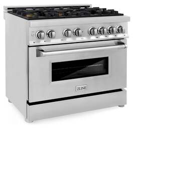Z Line ZLINE RABR36 36 Inch Stainless Steel Dual Fuel Freestanding Range, in Stainless — thumbnail 16