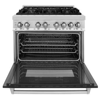 Z Line ZLINE RABR36 36 Inch Stainless Steel Dual Fuel Freestanding Range, in Stainless — thumbnail 18